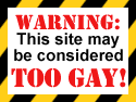 warning too gay