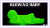 glowing baby